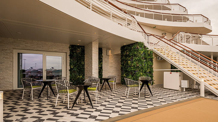 The Terrace aboard Spirit of Adventure